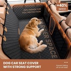 Dog Car Seat Cover Back Hard Bottom Extender For Dogs Supports 600lbs Pet Usa