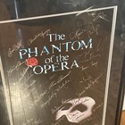 Phantom Of The Opera Full Signed Poster  Ticket Stubs  And Playbill  27   x29    