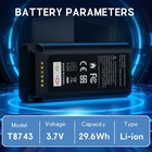    8000mah C31 Battery For Eufy E340 Video Doorbell Rechargeable With Usb-c Cabel