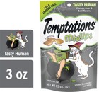 Temptation Mixup Tasty Human Chicken Liver Beef Flavors Soft   Crunchy Cat Treat