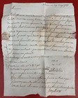 France  1787 Stampless Cover folded Letter  Sent From Orleans To Bordeaux