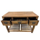 19th Century Antique Chinese Carved Secretary writing Desk