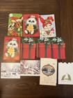 Vintage Christmas Cards Lot Of 11 Retro Sunshine Unused Crafts No Envelopes