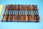18 Pieces Flanders Style Lace Bobbins For Lacemaking