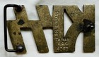 Kiss 1977  love Gun   Era Brass Belt Buckle