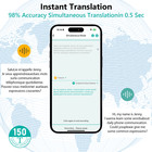 Jostart Bluetooth 5 4 Ai Language Translator Earbuds hd Sound Quality  Ear-hook