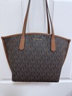 Michael Kors Medium Carryall Tote Brown Jet Set Print  Nwt