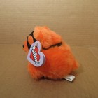 Vtg 1990 s Puffkins 5  Cute Plush Animal Swibco 6697 Trick Halloween Orange Bear