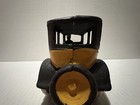 Cast Iron Toy Car Yellow Cab Taxi Reproduction Vintage Style Decor Heavy Metal