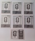 Panini Fifa World Cup 2026 Red Parallel Stickers Lot 7 Col 13 Kor 4 Eng 20 Eng 3