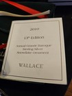 2010 Wallace Sterling Silver Snowflake Christmas Ornament