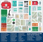 General Medi 258-pc 2-in-1 First Aid Kit  Home  Car  Travel  Office