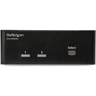 Startech 2-port Displayport Dual-monitor Kvm Switch - 4k 60hz