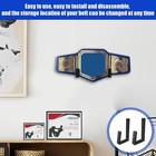 Wrestling Championship Belt Display Holder Wall Mount Organizer Boxing Mma Champ