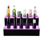 2 Tier Led Lighted Liquor Bottle Display Shelf - Glowing Bar Stand