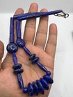 Classical Old Natural Lapis Lazuli Stone Very Unique Beautiful Neckless
