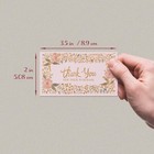 Thank You For Your Order Cards 50 Or 100 Pack Floral Thank You For Your Purchase