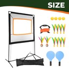 Jazzminton Sport Indoor Outdoor Game Similar Pickleball Badminton Set With Net