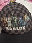 Roblox Embroidered Black Snapback Adjustable Ball Cap Size Youth teens