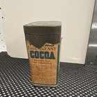 Walter Baker   Co  Ltd  Breakfast Cocoa Advertising Tin Black Beige Blue Yellow