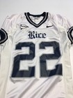 Game Worn Used Nike Rice Owls Football Jersey  22 Simms Size M