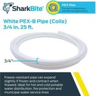 Sharkbite 3 4in X 25  White Polyethylene Pex Coil Tubing