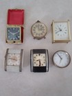 Lot Of  5 Mechanical Clocks Westclox Bradley Linden For Parts repair