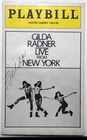 Gilda Radner  live From New York  Original Broadway Playbill  Signed 1979