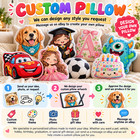 Personalized Princess Graduation Pillow Girls  Disney Style Custom Name Pillows