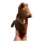 Vintage Real Fur Mink  Plush Stuffed Animal Squirrel  Bear  Dog  See Photos