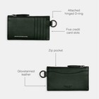 Coach Men s Zip Card Case Leather Wallet Amazon Green Cm376