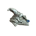 1994 Sunglo Denicolo Pewter Frog Wizard W  Wand Figurine 
