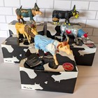Cow Parade Wizard Of Oz Cow Figurine Lot Of 5 Westland Collectibles W box Euc