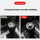 1pcs Car Gear Shifter Head Knob Badge Sticker Emblem Decal Decor Hubcap For Merc