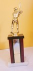 Little League 1987 Baseball Trophy Vintage Marble Plastic 12 In Free Shipping