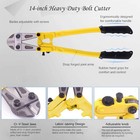 1x 14-inch Heavy-duty Bolt Cutters  Suitable For Cutting Locks  Wire  And Chains