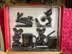 Disney s Mickey Mouse  4  Piece Desk Collection Set-goofy Stapler-new In Box
