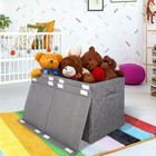 Large Toy Box Chest With Lid  Collapsible Sturdy Toy Storage Organizer Boxes    