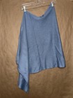 Quince Lightweight Cotton Cashmere Nursing Shawl Cover Up Mountain Spring Blue 