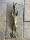 Handmade Vintage Antique Used Solid Brass Door Handle 9  Long