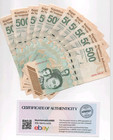 50 New Notes Hot Sale Venezuela 500 Digitales 500   million Bol  vares  W coa 2