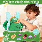 3 In 1 Toddler Harness Leash   8 2ft Anti Lost Wrist Link  Cute Dinosaur Kids   