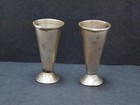 Set Of 2 Vintage Spanish  915 Silver 2 7 8    Cordials Liquor Shot Glasses Cups