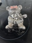 Reed   Barton Heavy Metal Girl Bear Coin Bank