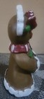 Vintage Hand Painted Christmas Gingerbread Figurine 4    Tall