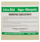 Dog And Cat Hypoallergenic Extra Mild Grooming Shampoo Coconut Based Concentrate