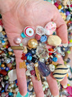 1 Lb Bead Soup Random Mix Loose Jewelry Upcycled Craft Charms 16 Oz 450 G