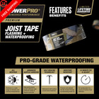 Power Pro All-weather Deck Joist Tape  2in X 50ft  1 Roll  2  X 50   Black