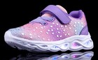 Toddler Girls Led Shoes Kids Light Up Sneakers  7 Toddler orchid 