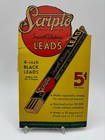 Vintage 1950s Scripto Leads Store Display W Full Set Of 12 Boxes Of Pencil Lead